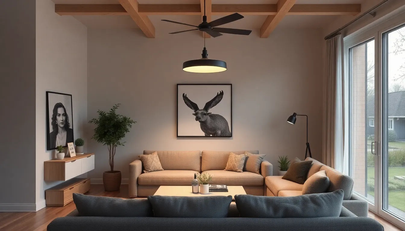 inspiration til belysning i stuen: skab den perfekte atmosfære - Illustration