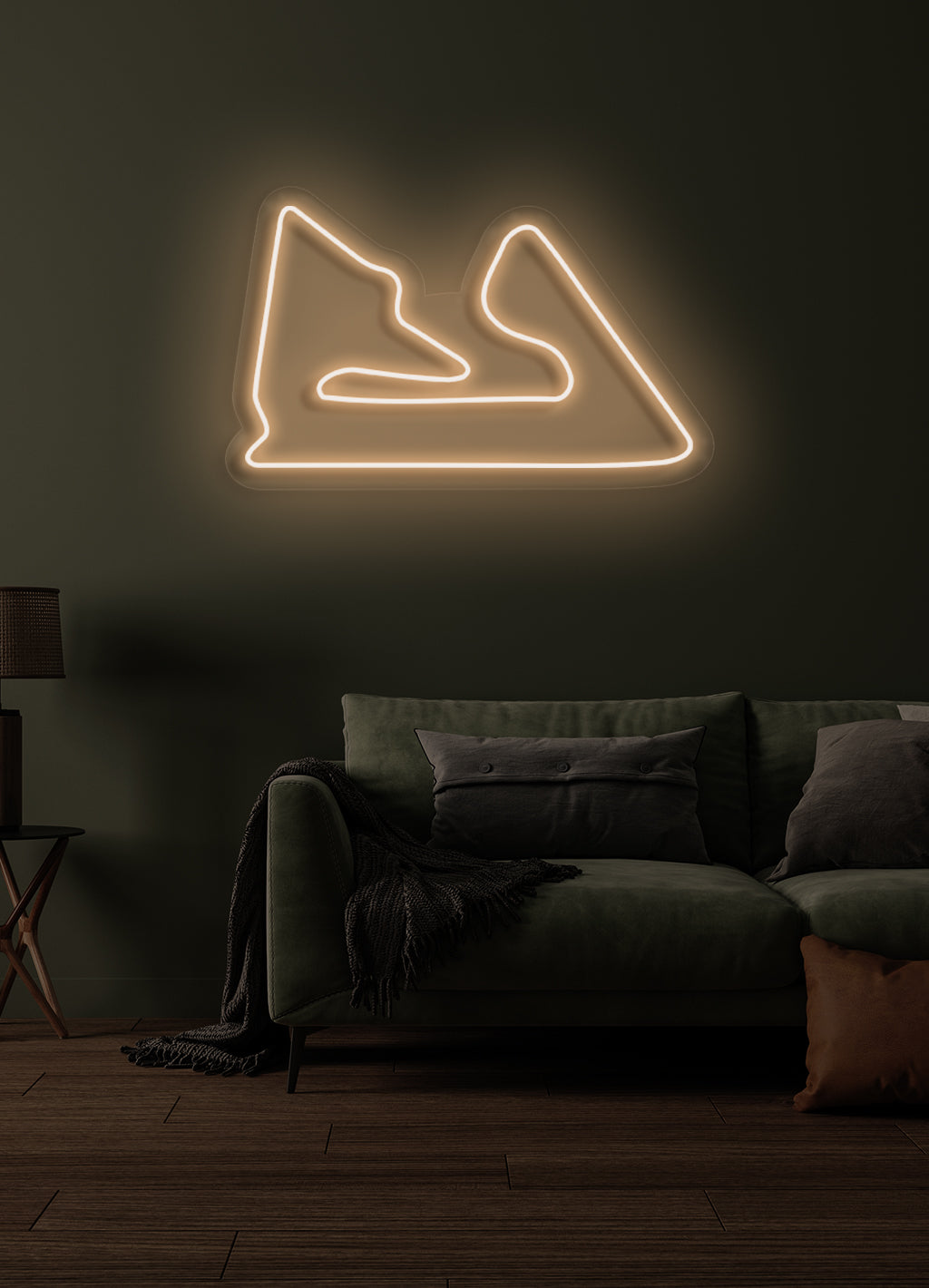 F1 Bahrain International Circuit track  - LED Neon skilt