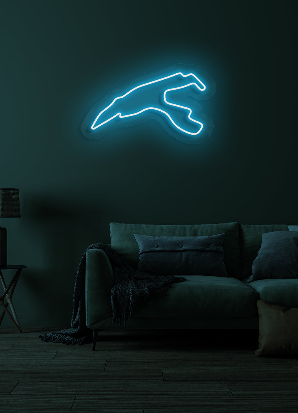F1 Circuit De Spa-Francorchamps track - LED Neon skilt