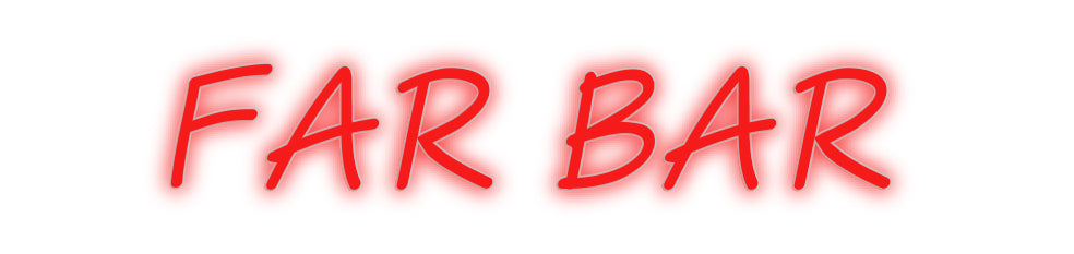 Custom Neon: Far bar