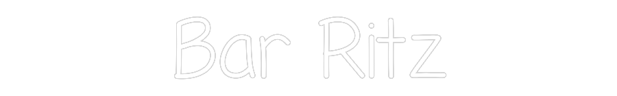 Custom Neon: Bar Ritz