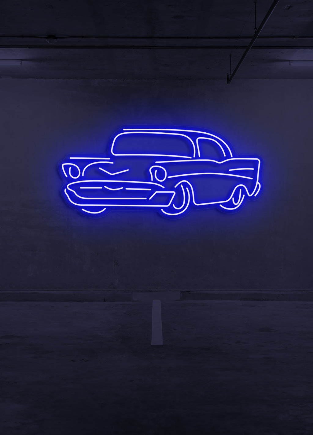 Retro car - LED Neon skilt