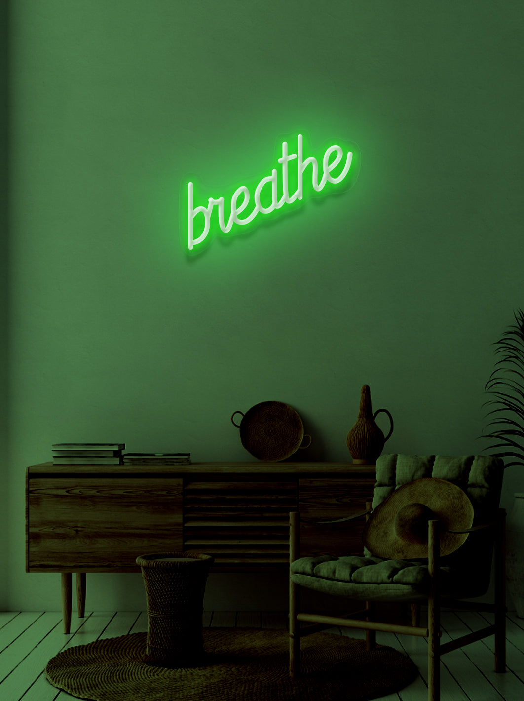 Breathe - LED Neon skilt